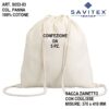 ART. S053-03 SACCA ZAINETTO CON COULISSE - immagine 3